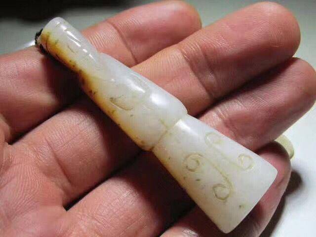 和田玉 近一级白 籽玉 翁仲 挂坠图9