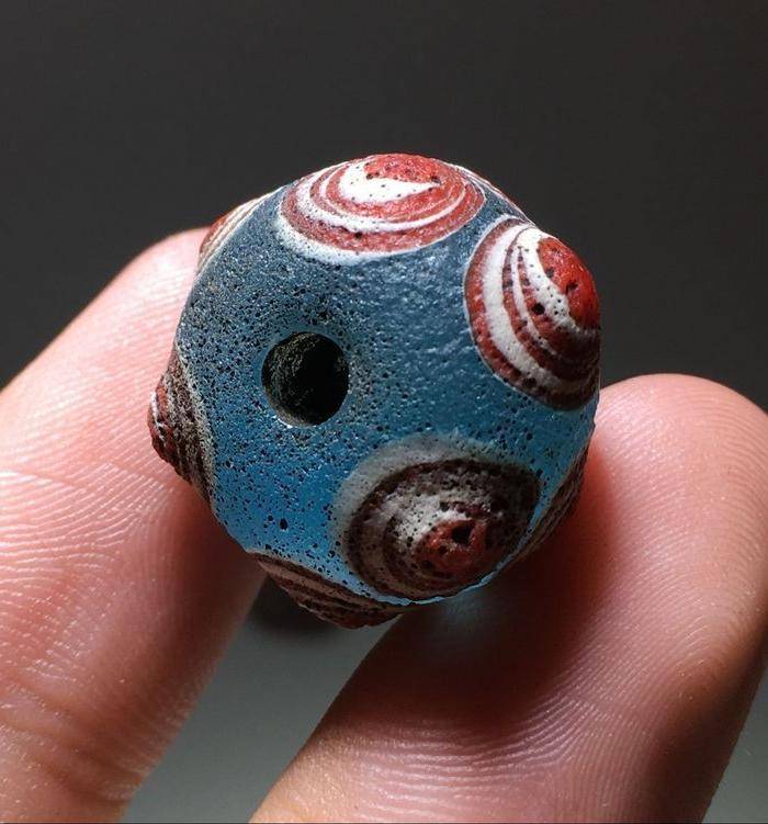 蜻蜓眼 琉璃珠子 手工制作 工艺 十分图2