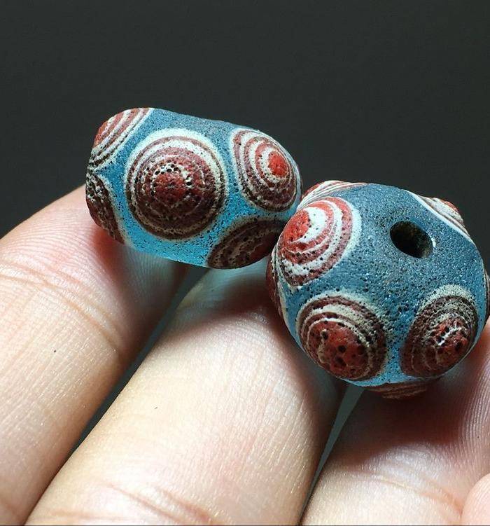 蜻蜓眼 琉璃珠子 手工制作 工艺 十分图7