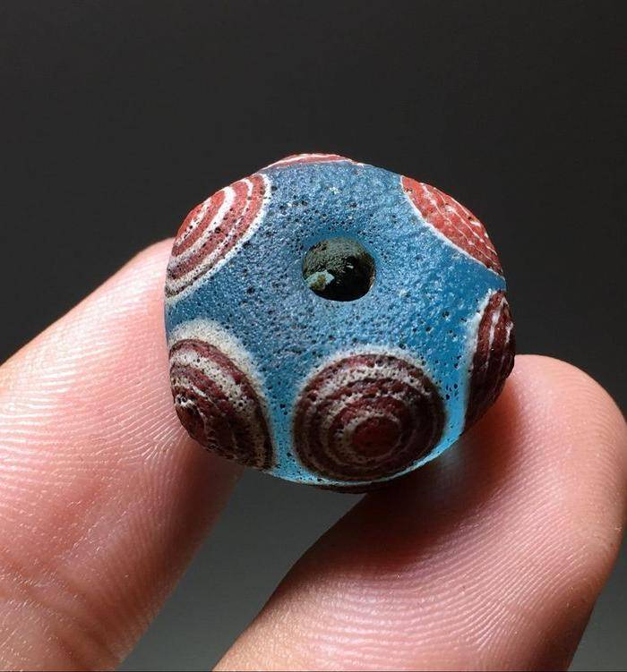 蜻蜓眼 琉璃珠子 手工制作 工艺 十分图8