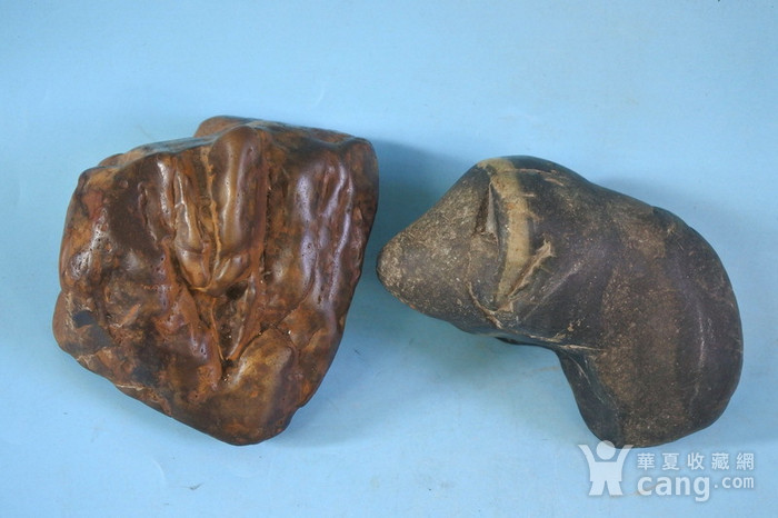 纯天然,阴阳奇石一对 少见品