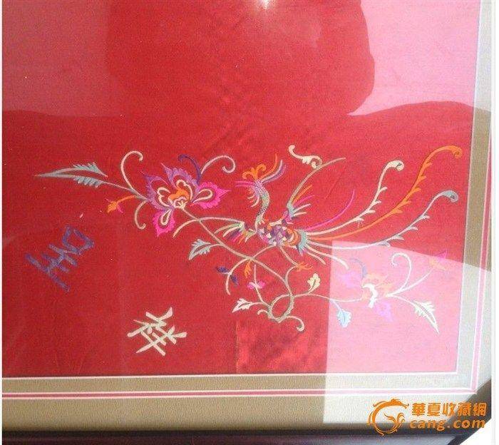 绣品一对图8