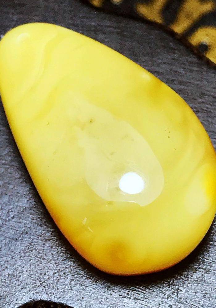 蜜糖金皮白花蜡!波罗的海纯天然原矿无优化蜜蜡白蜜白花蜜吊坠图5