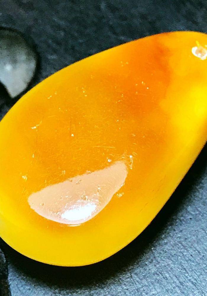 蜜糖金皮白花蜡!波罗的海纯天然原矿无优化蜜蜡白蜜白花蜜吊坠图4