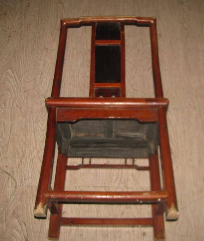 红木面单背椅子图5