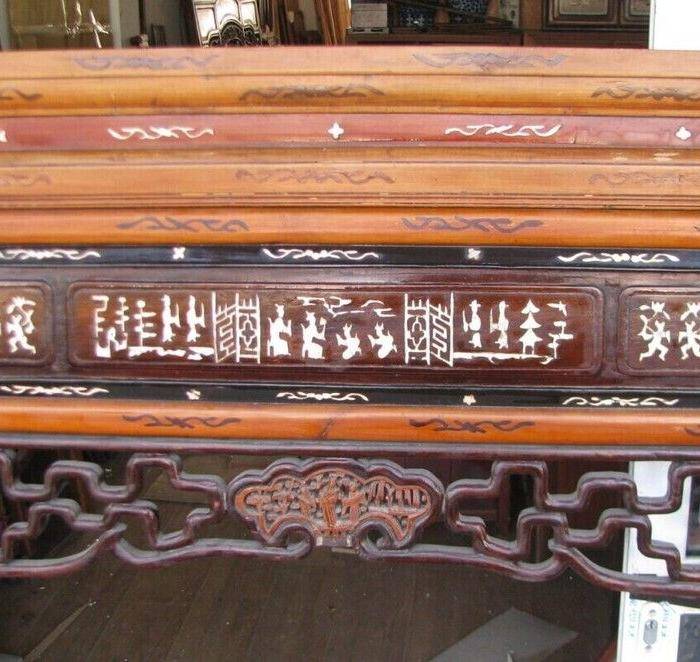 合禾二仙嵌骨床面图3