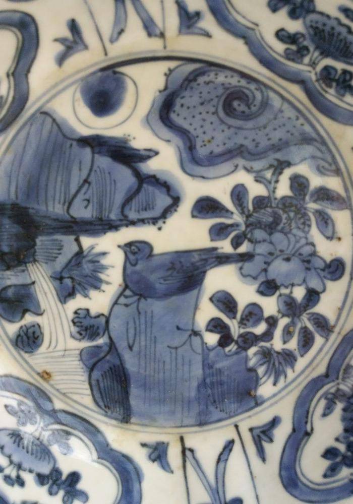 明晚清早期 青花盘图2