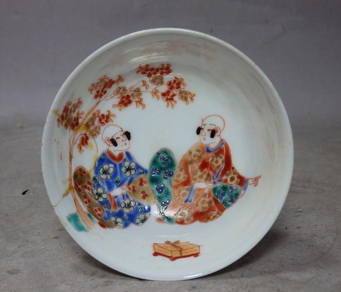 明治时期人物绘画高脚碗_在线拍卖_在线拍卖