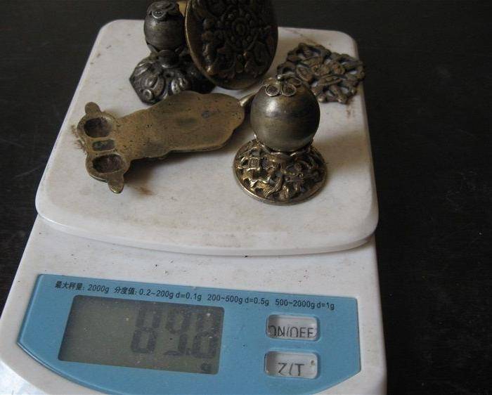 明清瓷杂0元拍 几十年铜帽顶挂牌89.8克图4