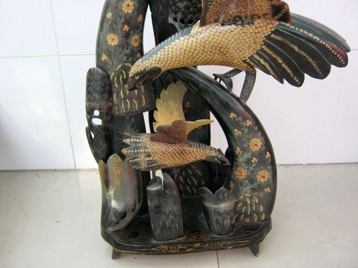 角雕大摆件 大鹏展翅 鹏程万里_在线拍卖_在线