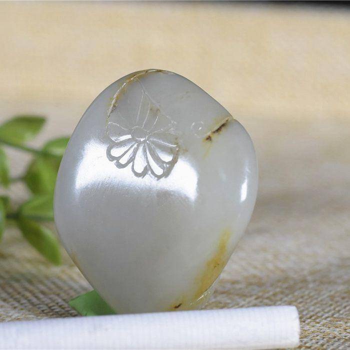 和田玉 籽玉 悟道 花开见佛图7