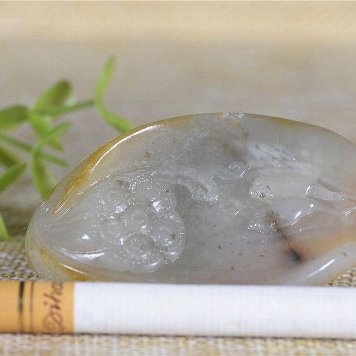 和田玉 籽玉 美皮 美荷花 和和美美 也可当香插用图7