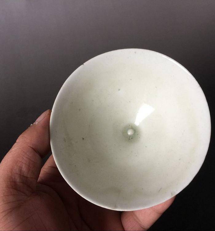 顶级湖田窑鸡心斗笠盏图5