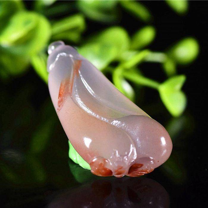南红玛瑙 玉兰花 蕙质兰心图4