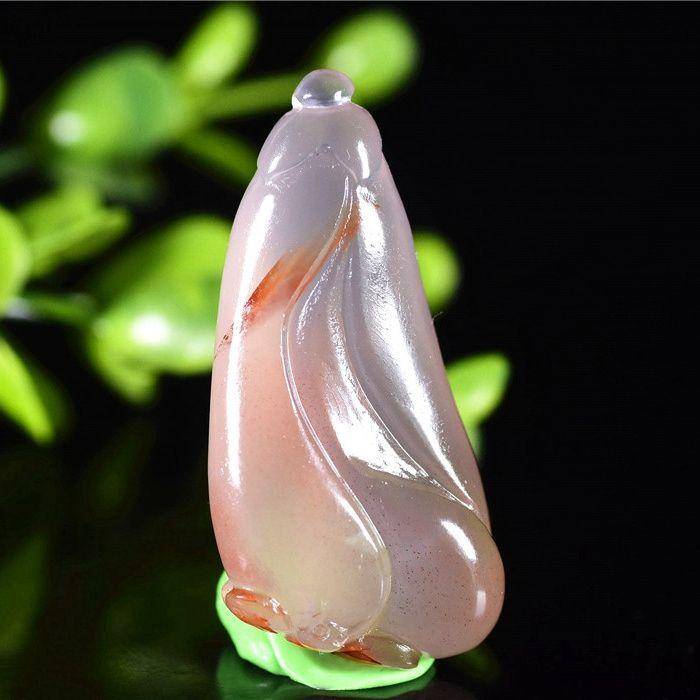 南红玛瑙 玉兰花 蕙质兰心图3