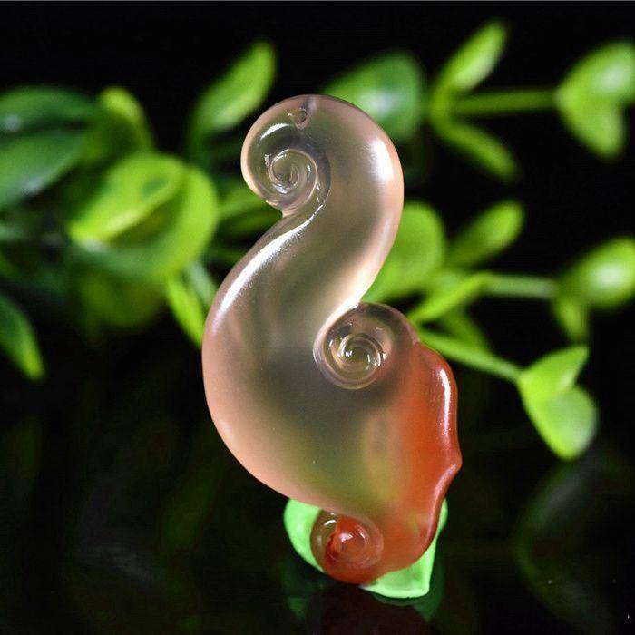 南红玛瑙 琥珀冻 如意灵芝 连连如意图4