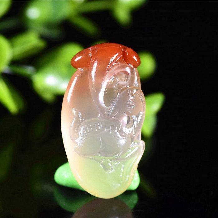 南红玛瑙 喜羊羊 样样如意图2