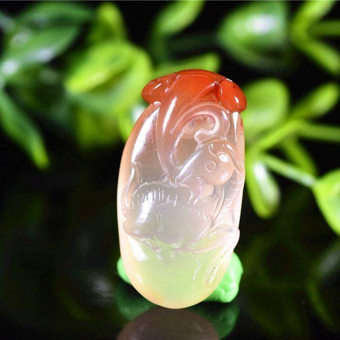 南红玛瑙 喜羊羊 样样如意图3