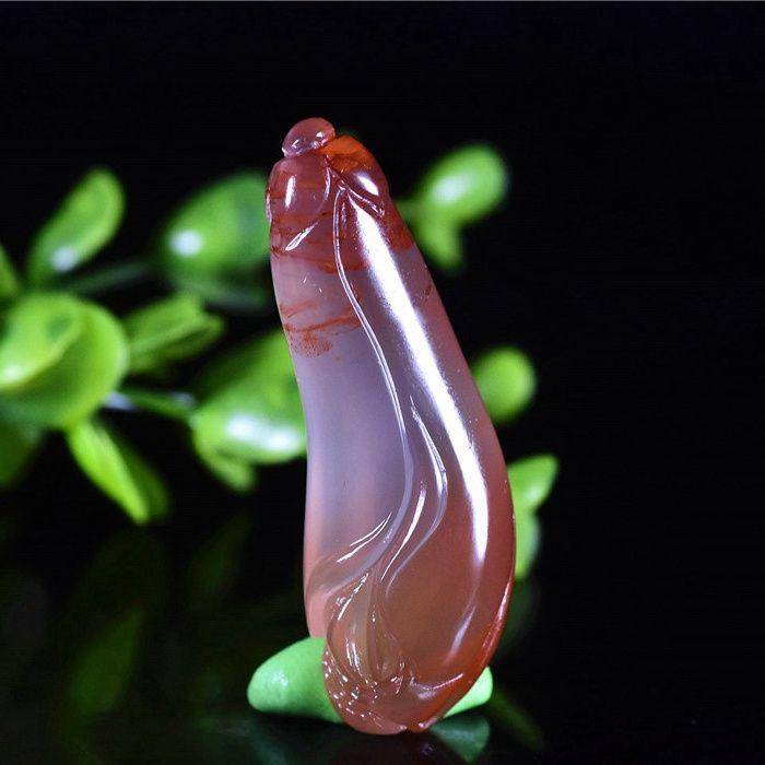 南红玛瑙 玉兰花 蕙质兰心图2