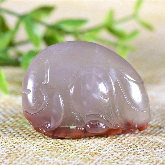 南红玛瑙 如意童子 俏色图5