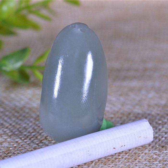 和田玉 细青 欢喜佛 佛引福来图6