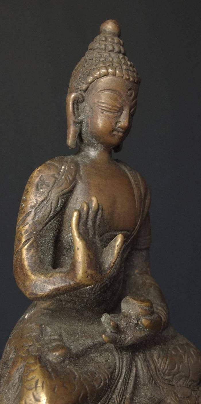 清代 藏传 释迦牟尼 坐佛像图7
