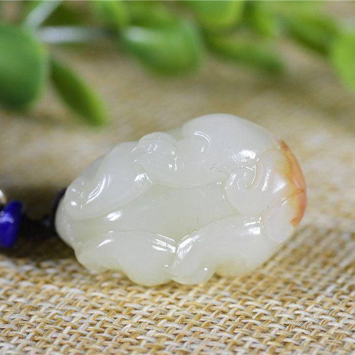 和田玉 籽玉 招财貔貅 萌萌胖胖图6