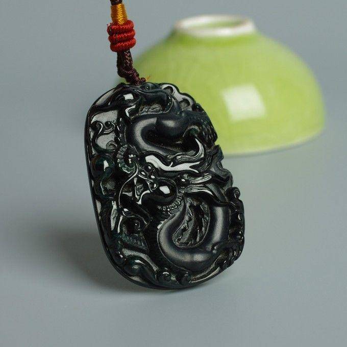 神龙戏珠 墨翠龙牌 62HW48 66图8