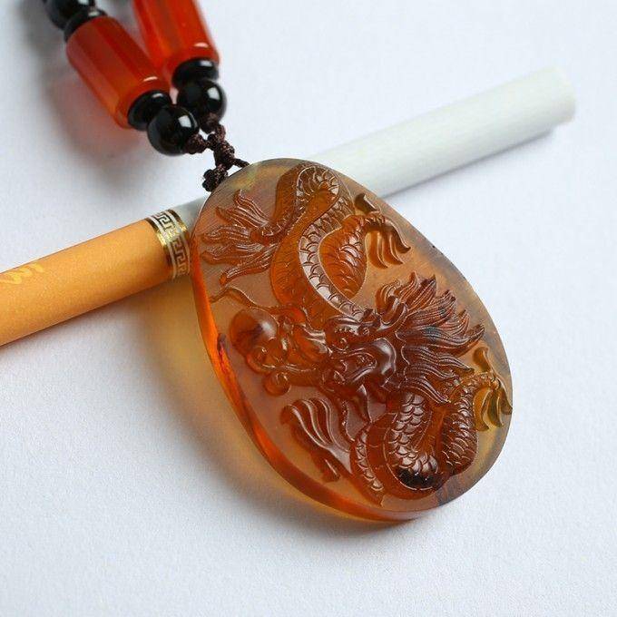 棕红缅甸琥珀龙牌 57JO32图2