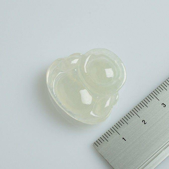 冰种翡翠笑佛吊坠 17V13图4