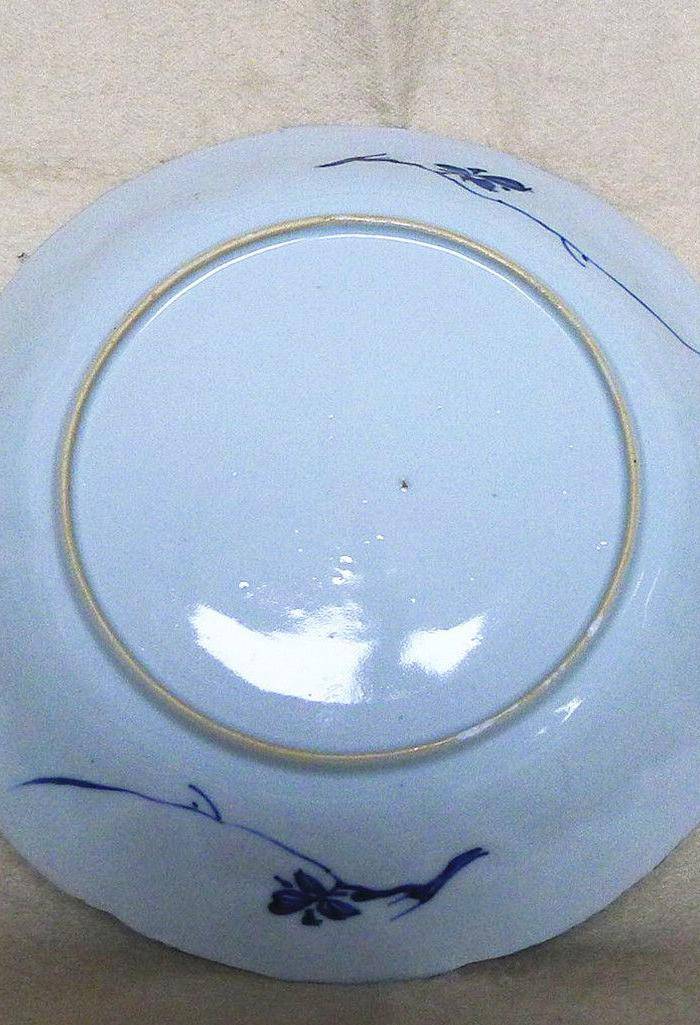 清早期 青花人物盘图3