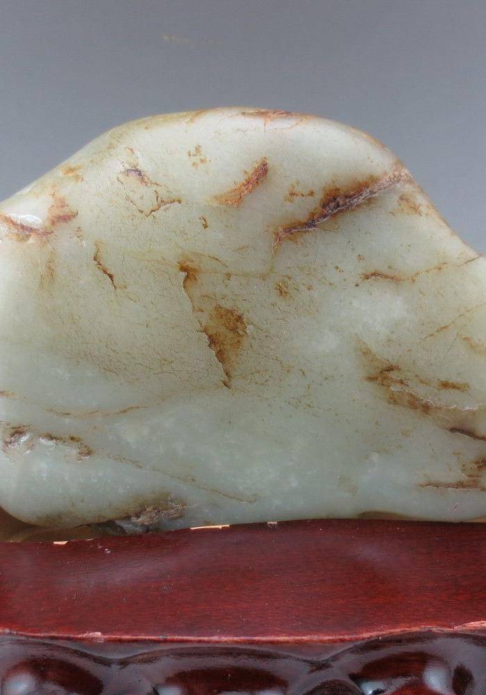 和田玉白玉籽料闲云野鹤图6