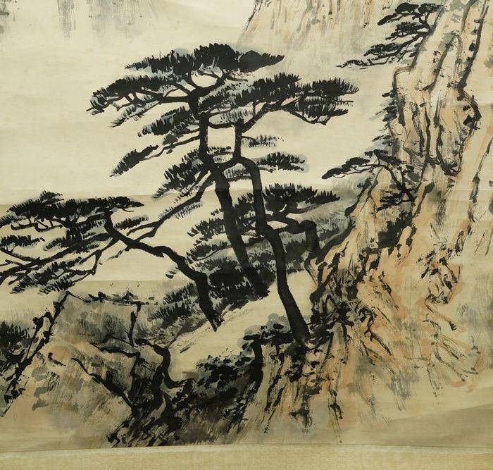 回流的董寿平山水画 早期图3