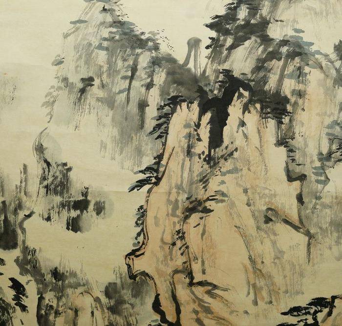 回流的董寿平山水画 早期图4