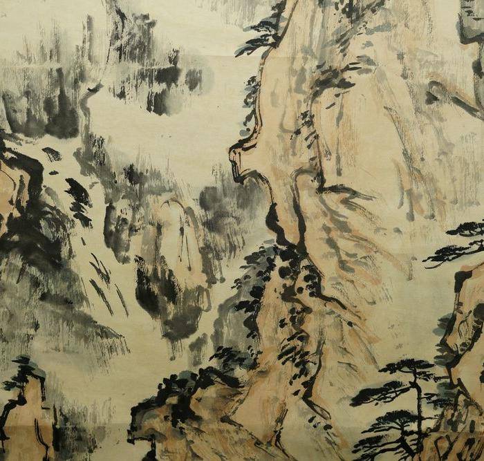 回流的董寿平山水画 早期图5
