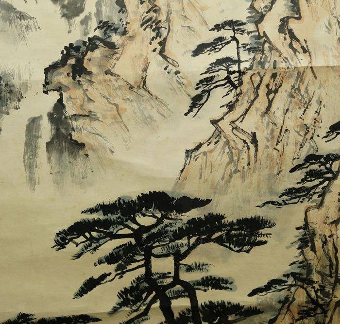 回流的董寿平山水画 早期图7