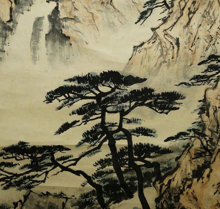 回流的董寿平山水画 早期图8