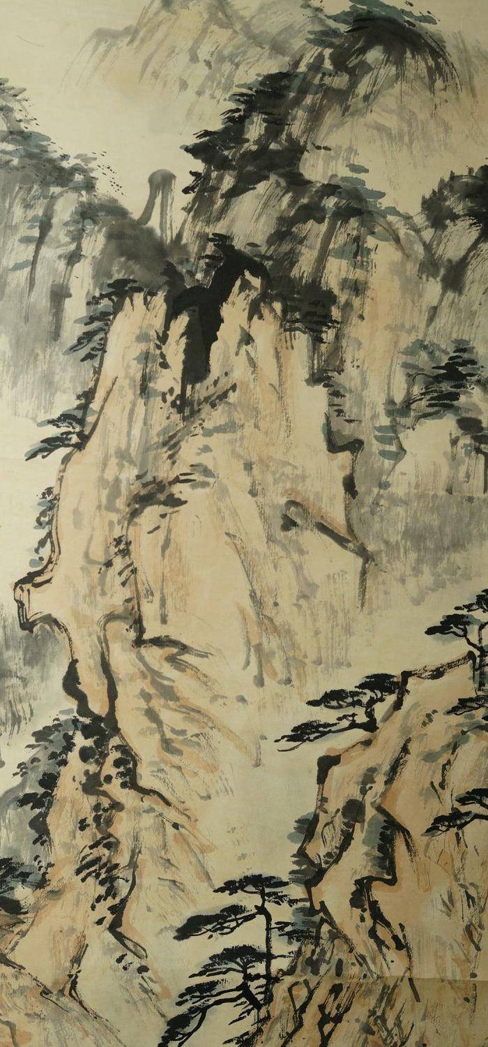 回流的董寿平山水画 早期图12