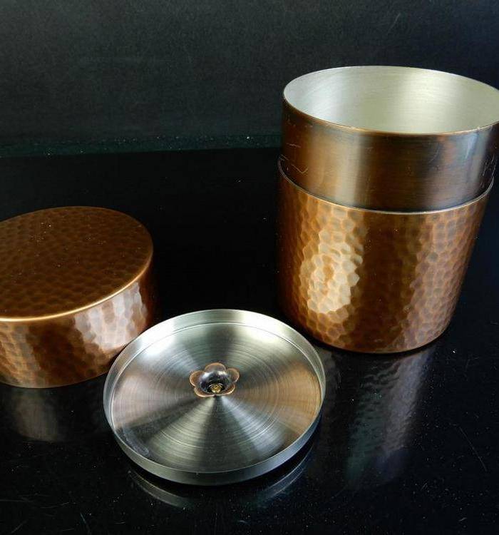 日本宝德堂铜茶器一套图6