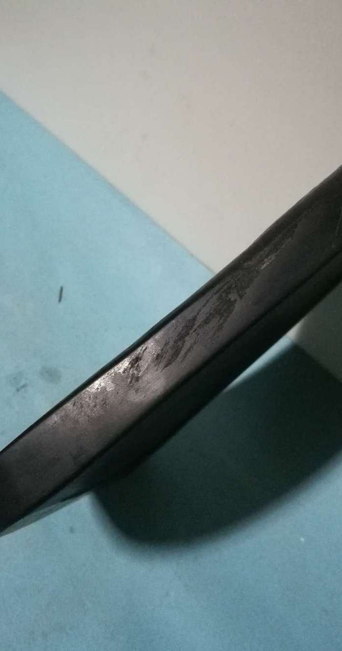 清代随型雕梅花歙砚图5