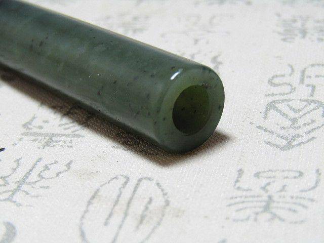 和田玉 翎管 包浆熟润 橘皮纹清晰图3