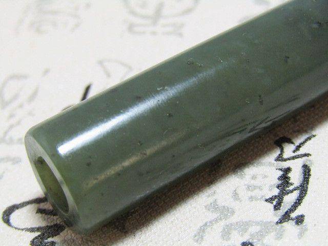 和田玉 翎管 包浆熟润 橘皮纹清晰图6
