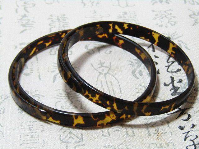 花纹漂亮DM手镯 一对图6