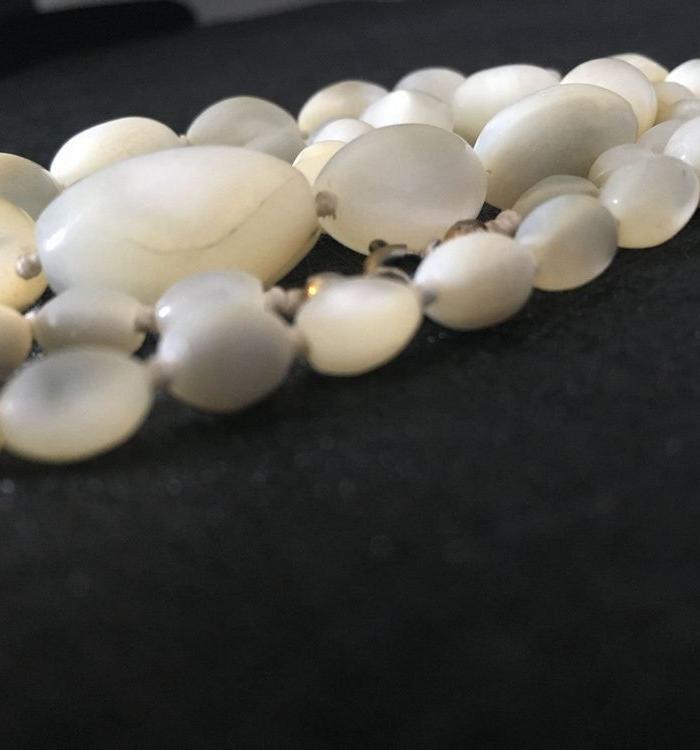 国内现货 欧洲老天然云贝母项链_在线拍卖_在