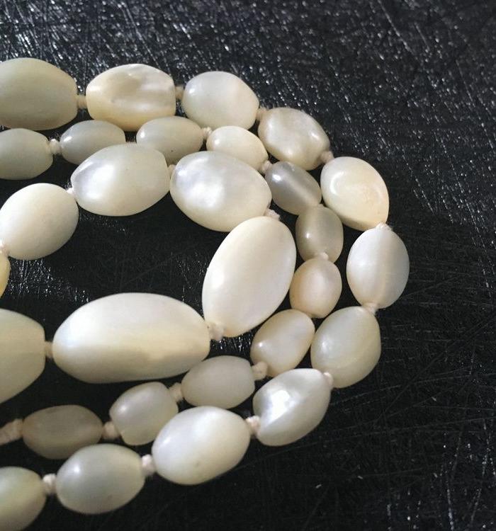 国内现货 欧洲老天然云贝母项链_在线拍卖_在