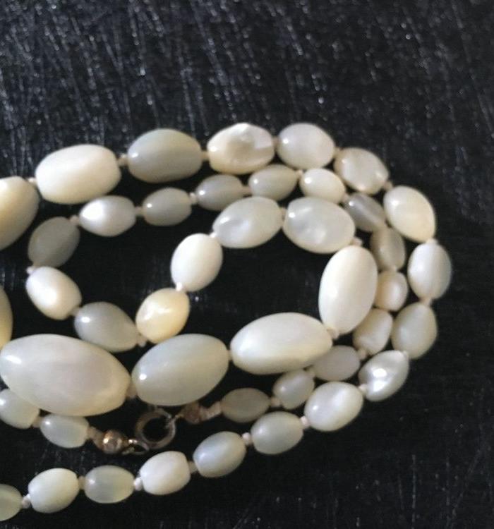 国内现货 欧洲老天然云贝母项链_在线拍卖_在