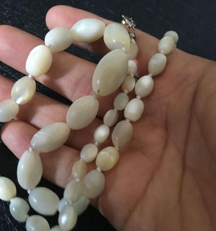 国内现货 欧洲老天然云贝母项链_在线拍卖_在