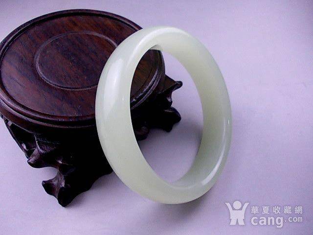 和田玉时尚 宽条 手镯图4