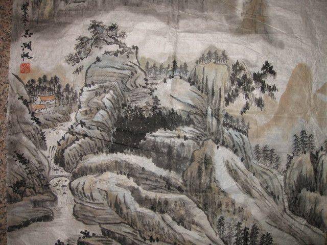老山水画。69 69厘米图2