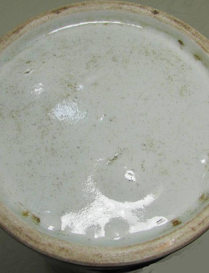 道光青花太师少保纹帽筒一对图9
